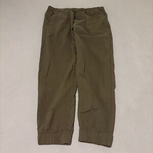 DU/ER NuStrech Jogger Mens‎ Olive Green Performance Pants 34x29 Gorpcore Hiking